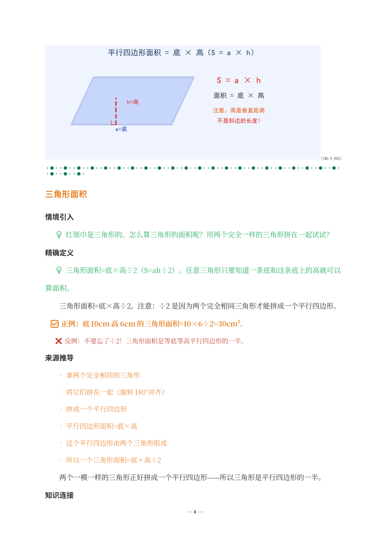 三角形面积推导